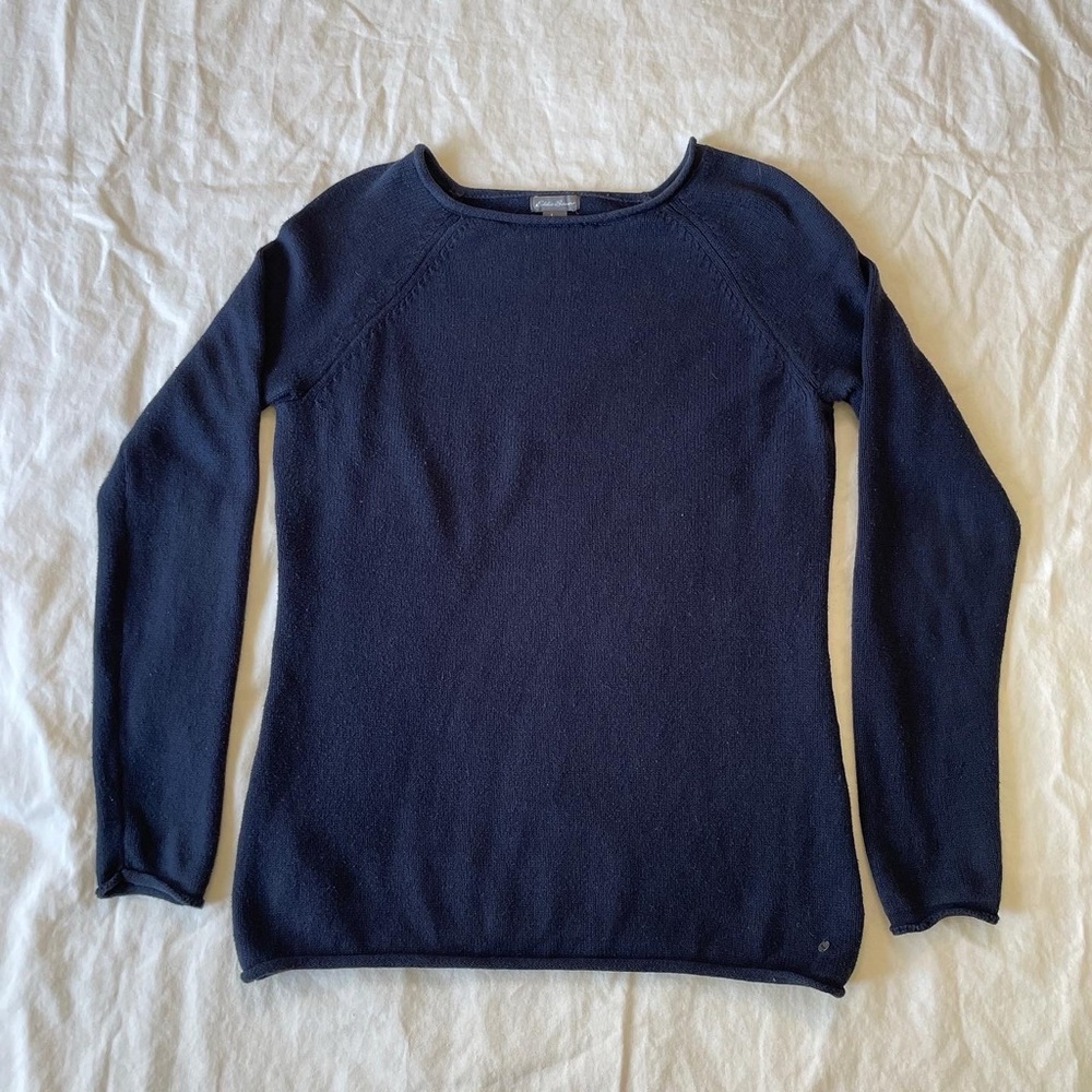 Eddie Bauer Navy Pullover Sweater